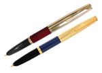 Aurora Duo Cart Gold Cap Fountain Pen - M nib